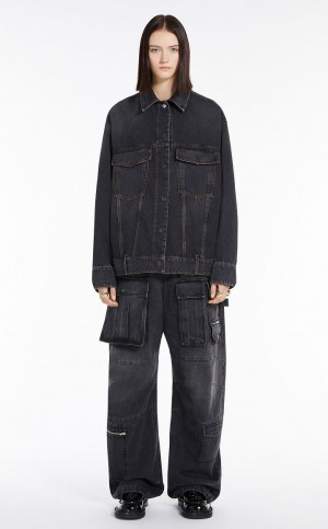 BLACK MaxMara Cargo Jeans | MMR593807