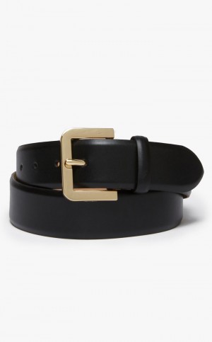 BLACK MaxMara Leather Belts | MMR594252