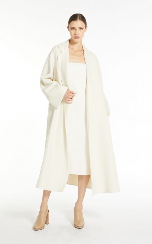 IVORY MaxMara Cashmere Coats | MMR593832