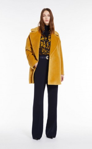 NAVY MaxMara Printed Crepe De Chine Blouses | MMR593609