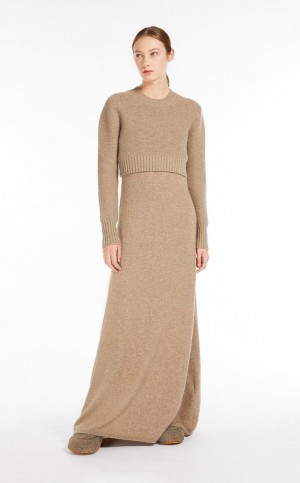 SAND MaxMara Cropped, Cashmere Knitwear | MMR593473