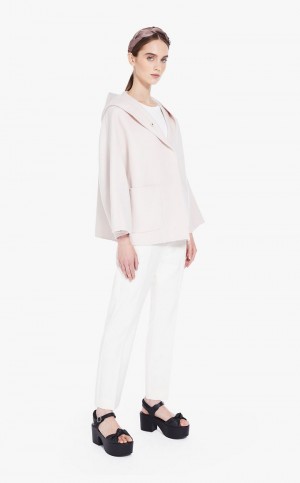 SAND MaxMara Hooded Woole Capes | MMR593961