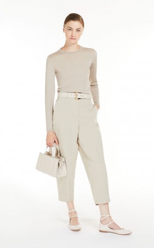 SAND MaxMara Lightweight Wool Knitwear | MMR593436