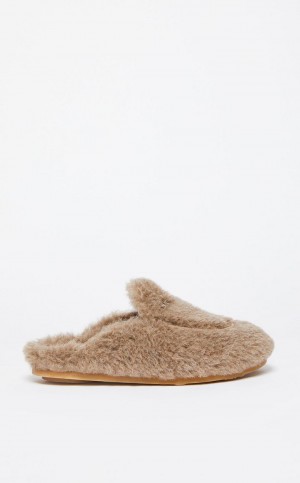 TURTLEDOVE MaxMara Teddy Mules Flat Shoes | MMR594218