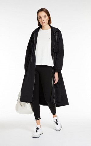 WHITE MaxMara Round-neck Jersey T-shirts | MMR593646