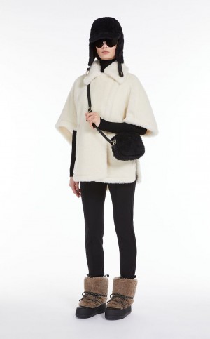 WHITE MaxMara Teddy Fabrice Capes | MMR593957
